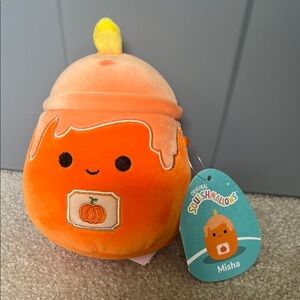 Squishmallows Orange and Yellow Stuffed Animal